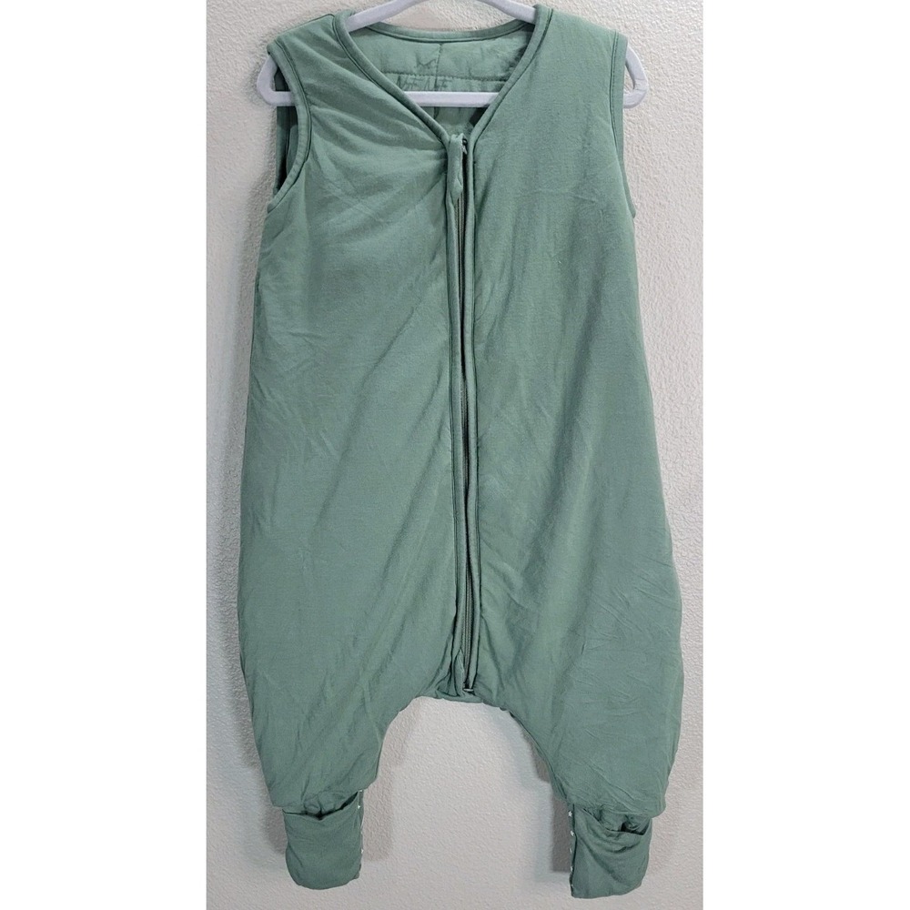 Nyte Nyte Bamboo Sleep Sack 0–6M Green Zip‎ Wearable Blanket Lightweight
